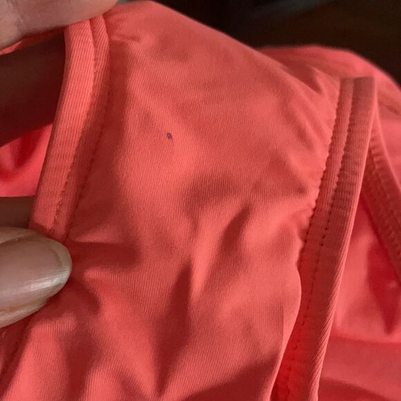 New coral la Blanca island goddess shirred band hipster poolside - Picture 3 of 7